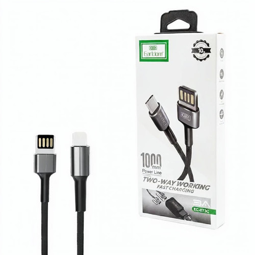کابل شارژ تایپ سی ارلدام مدل Earldom EC-073C USB to Type-C