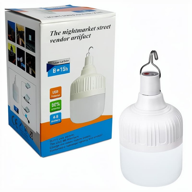چراغ اضطراری شارژی مدل LED 200W