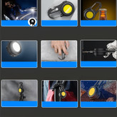 چراغ شارژی چند کاره مدل COB rechargeable keychain light 6IN1