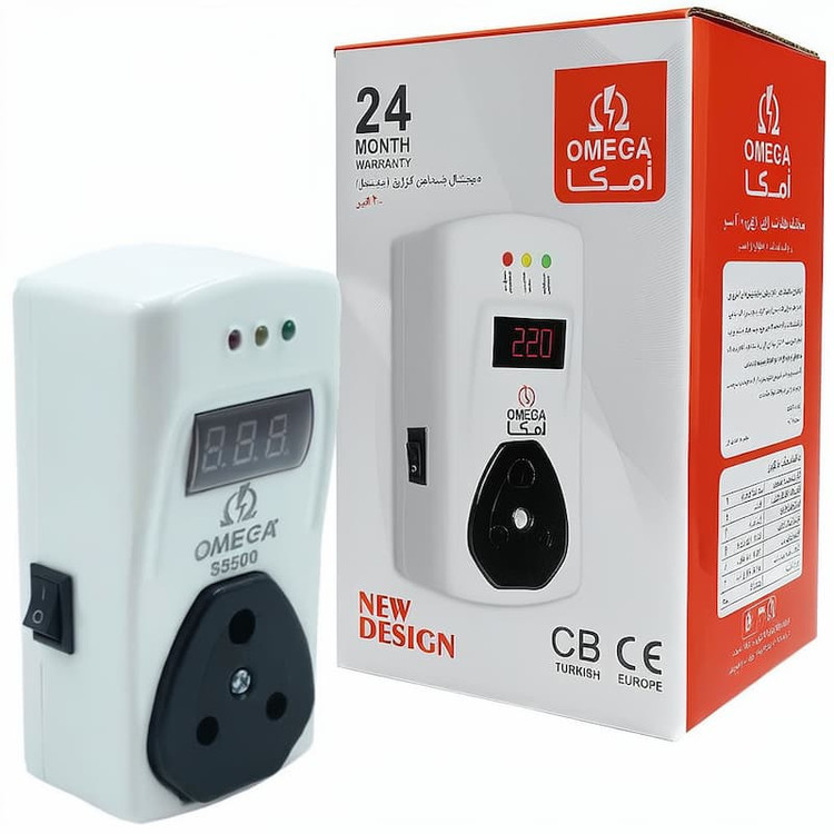 محافظ کولرگازی امگا مدل OMEGA S55000 40A دیجیتال
