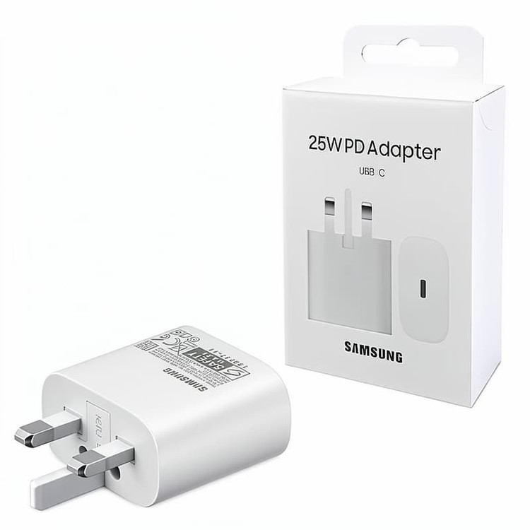 کلگی شارژر سامسونگ مدل SAMSUNG EP-TA800 25W PD 3-Pin سفید