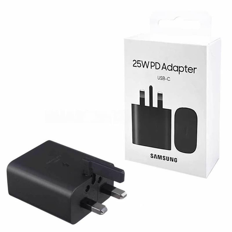 کلگی شارژر سامسونگ مدل SAMSUNG EP-TA800 25W PD 3-Pin مشکی
