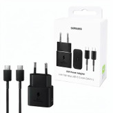 شارژر کامل سامسونگ مدل SAMSUNG EP-T2510 USB-C Cable 2-Pin 25W مشکی