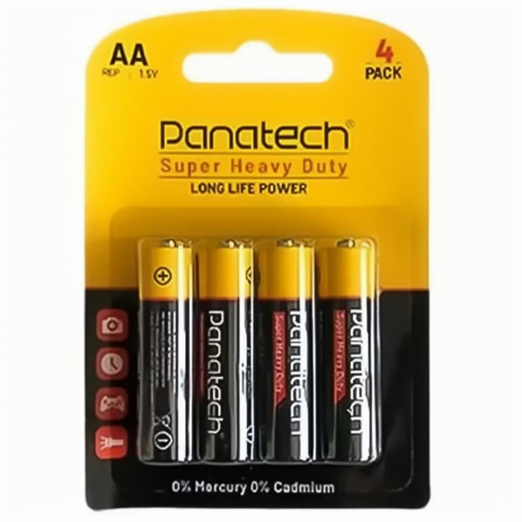 باتری ساده قلمی پاناتک 4 کارتی PANATECH AA