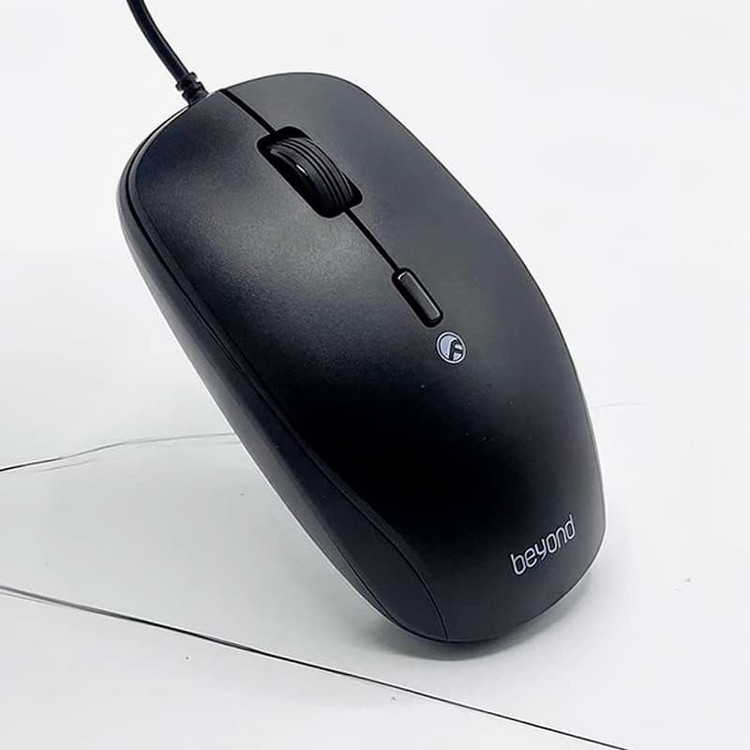 ماوس سیم دار بیاند مدل BEYOND BM-1088 مشکی