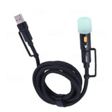 کابل چندکاره LDNIO مدل LC17 ویژگی مجهز به چراغ قوه LED