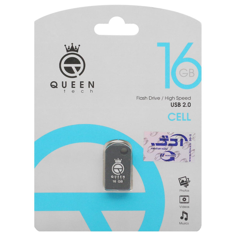 فلش QUEENTECH CELL 16G گارانتی مادام العمر