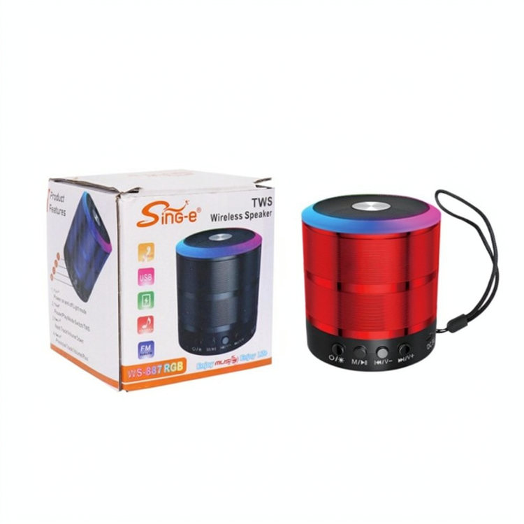 اسپیکر Sing-e مدل WS-887 RGB ویژگی چراغدار