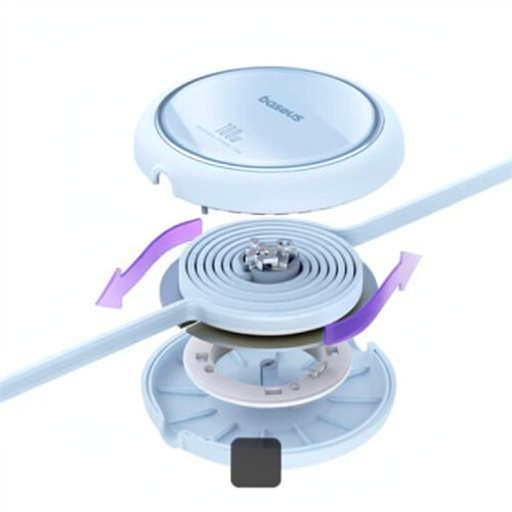 کابل شارژ دو سر تایپ سی جمع شو بیسوس مدل BASEUS P10364500311-00 PD 100W آبی