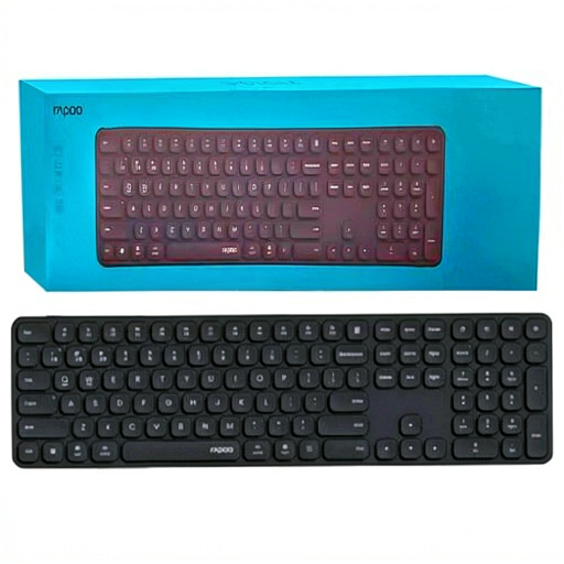 کیبورد بی سیم رپو مدل RAPOO E9550L خاکستری