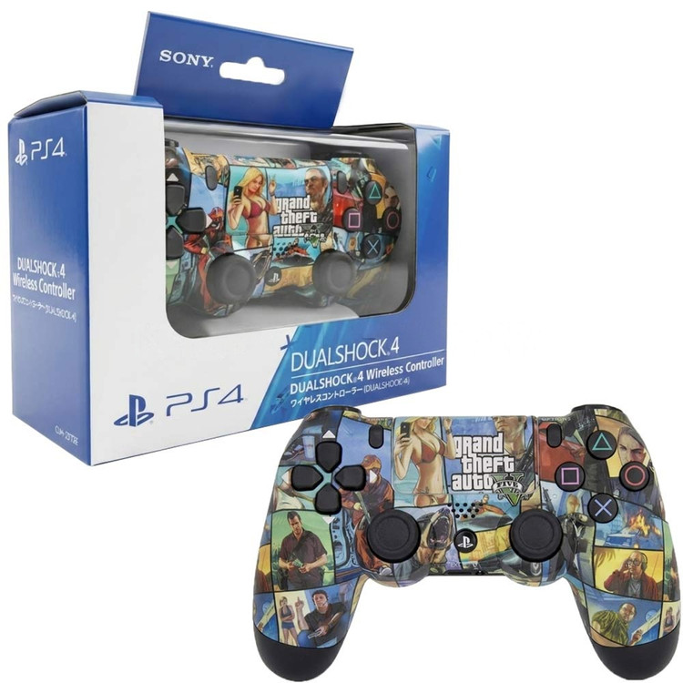 دسته بازی سونی مدل SONY DUALSHOCK PS4 طرح GTA V