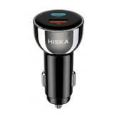شارژر فندکی هیسکا مدل HISKA HCC-307 48W