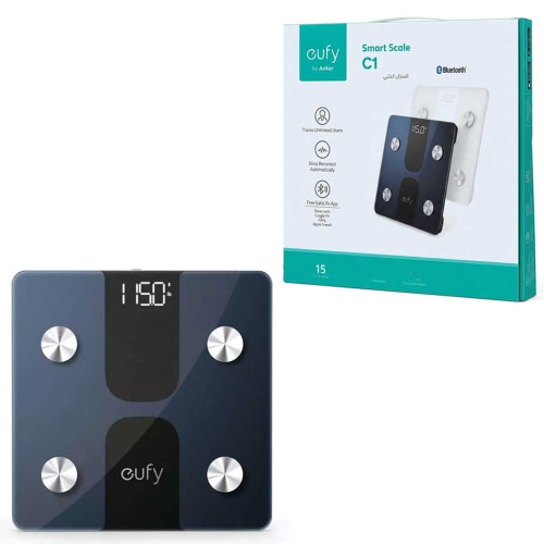 ترازو دیجیتال هوشمند انکر یوفی مدل ANKER eufy T9146K15 C1 مشکی