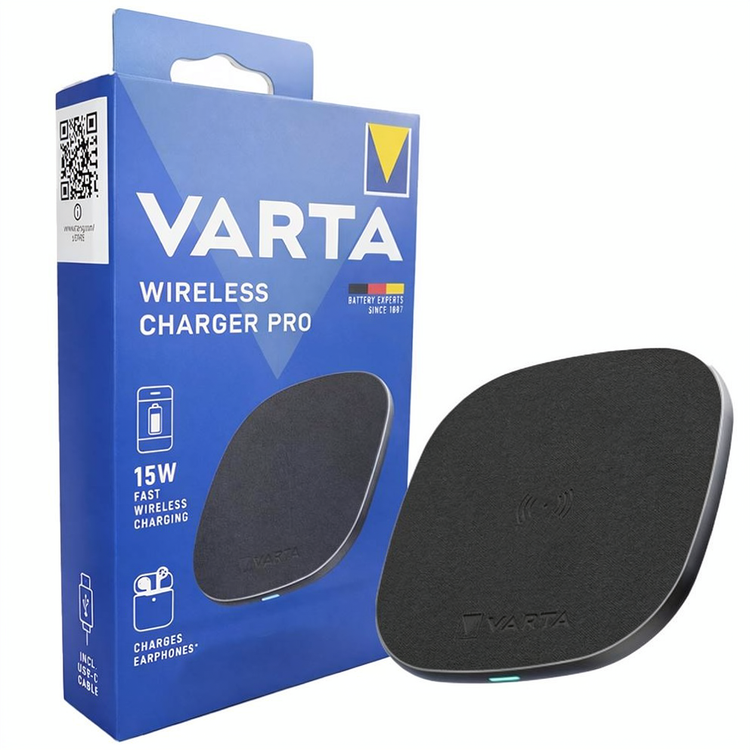 شارژر بی سیم وارتا مدل VARTA PRO 15W