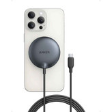 شارژر بی سیم انکر مدل ANKER MagGo A25M0621 15W مشکی
