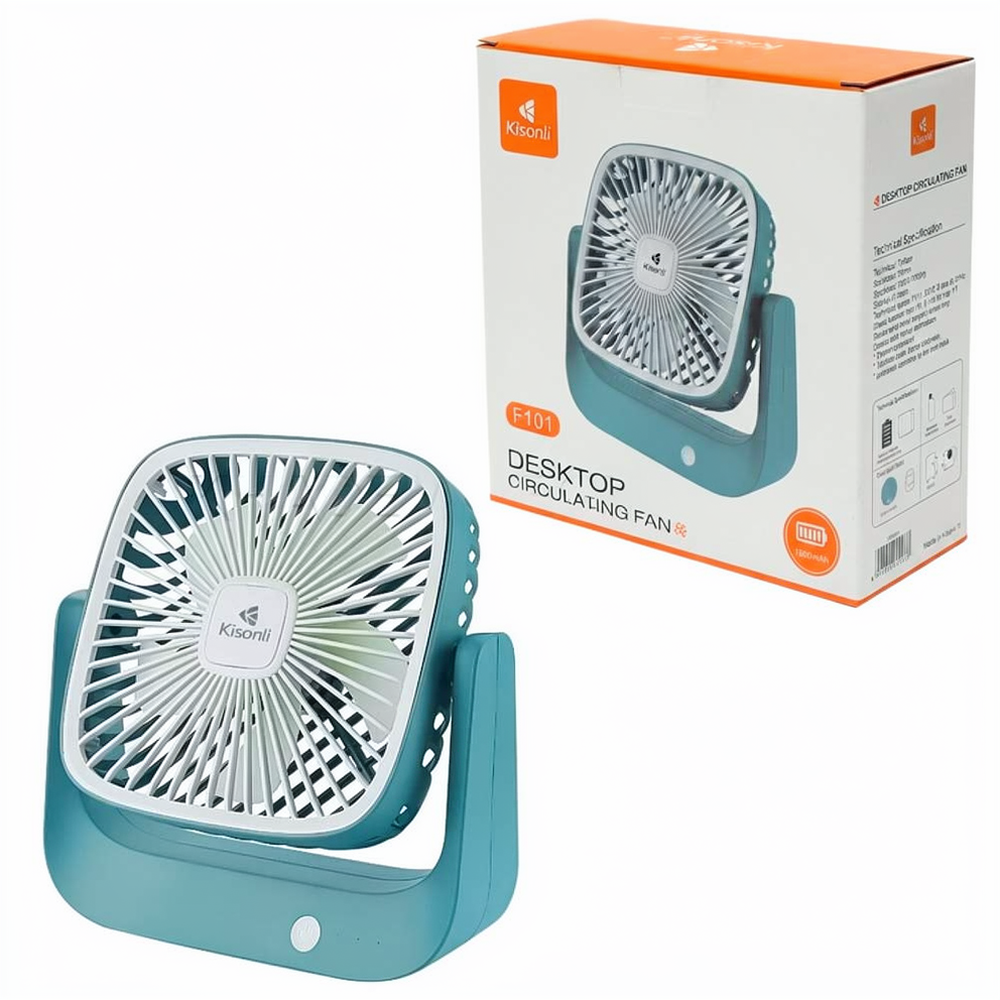 پنکه رومیزی کیسونلی مدل KISONLI F101 سبز