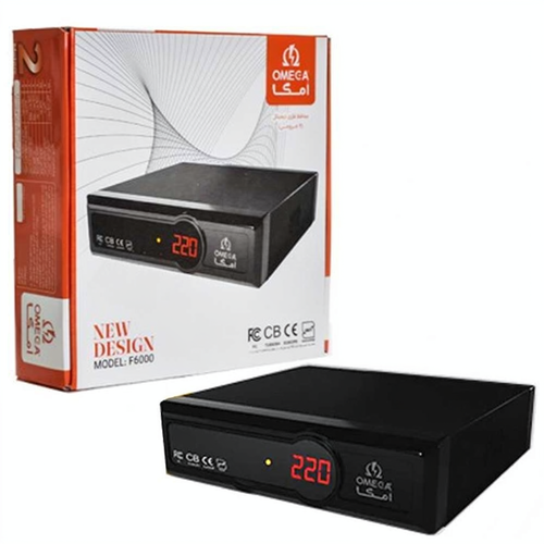 محافظ برق چهار خانه فلزی امگا مدل OMEGA F6000 طول 2 متر
