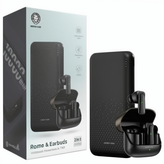 پاوربانک و ایرپاد گرین لاین مدل GREENLION Rome & Earbuds 10000mAh 37W