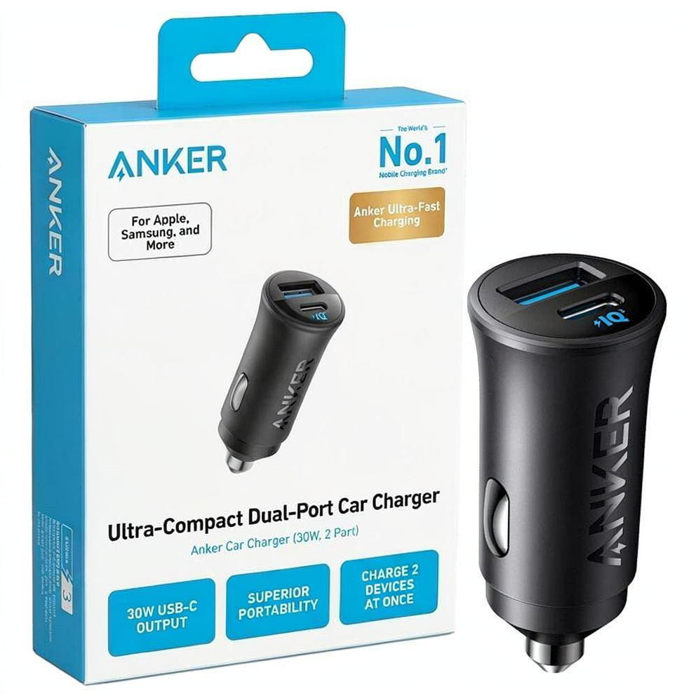 شارژر فندکی انکر مدل ANKER A2741H11 30W مشکی