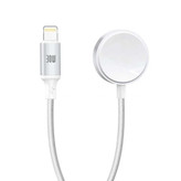 کابل شارژ تایپ سی به لایتنینگ + شارژر بی سیم ساعت پرووان مدل PROONE PWL835 2IN1 سفید