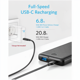 پاوربانک انکر مدل ANKER A1287P11 20W 20000mAh مشکی