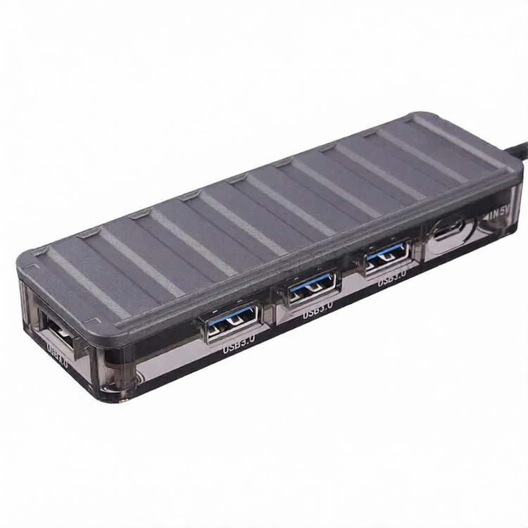 هاب تایپ سی پرووان مدل PROONE PHU554 TYPE-C نقره ای