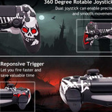 دسته بازی سونی مدل SONY PS4 DualShock4 High COPY طرح اسکلت
